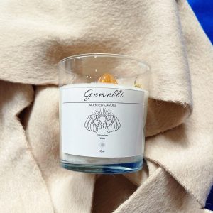 Gemelli - candela in cera di soia