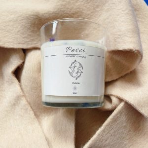 Pesci - candela in cera di soia