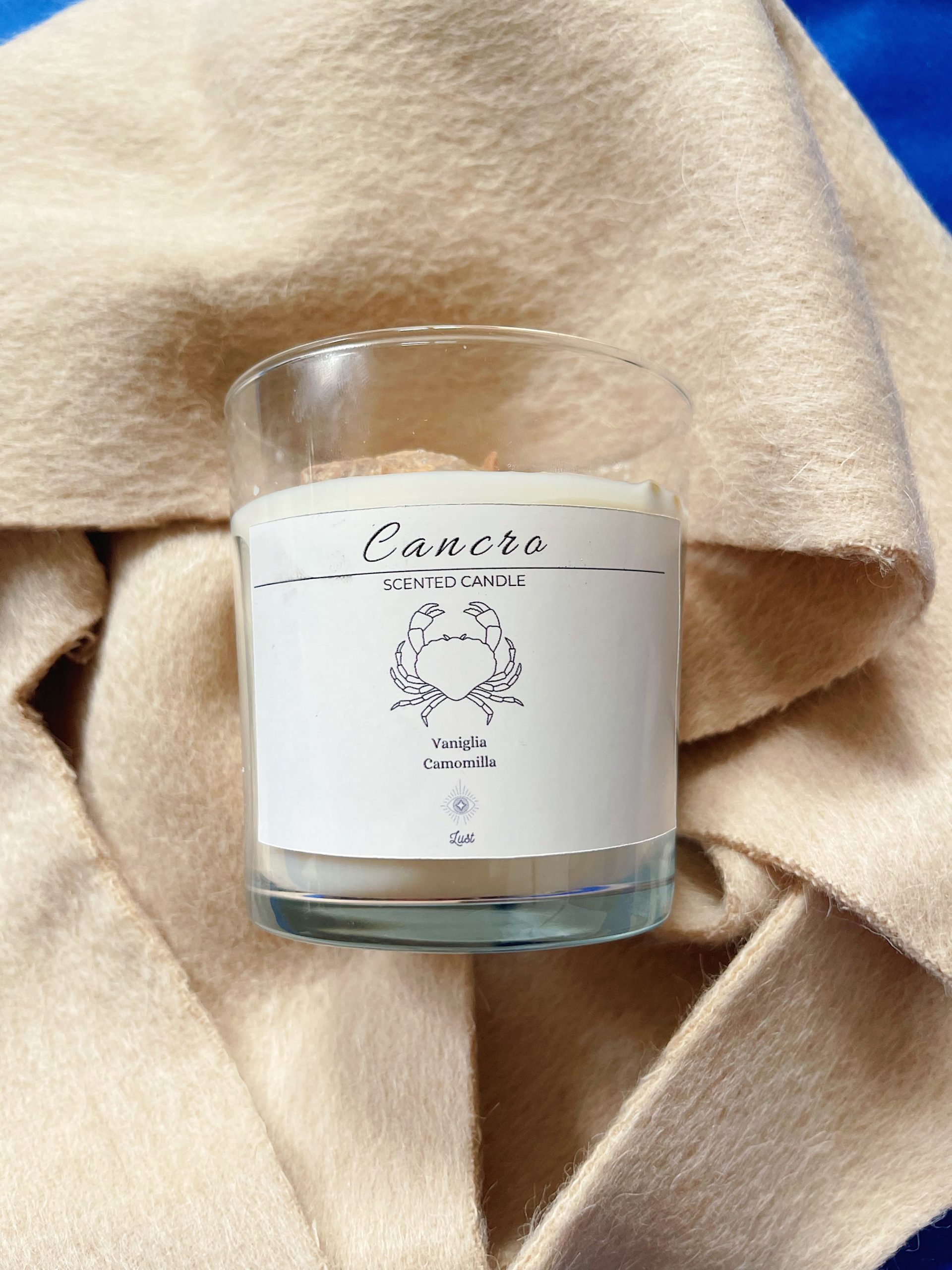 Cancro - candela in cera di soia