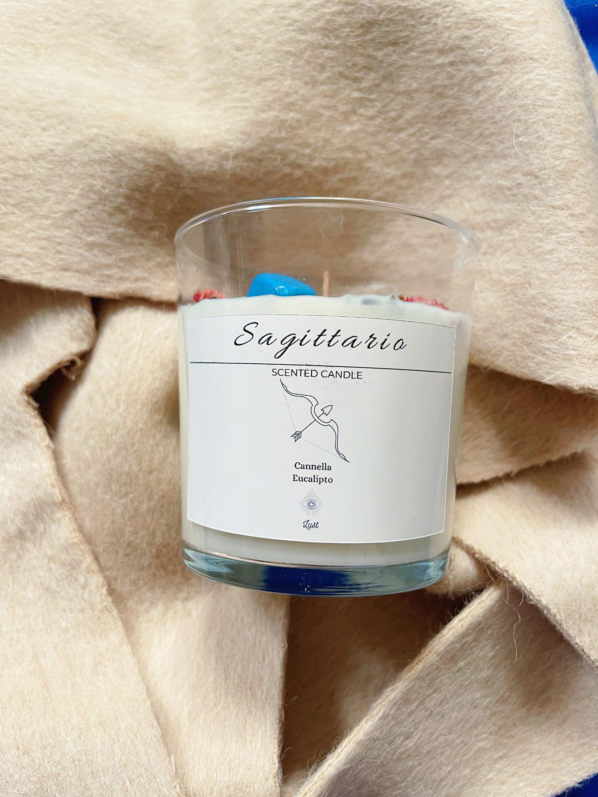 Sagittario - candela in cera di soia
