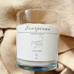 Scorpione - candela in cera di soia