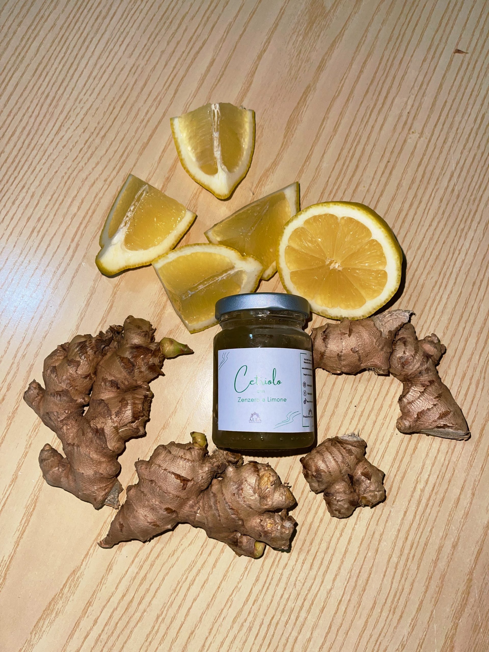 Marmellata cetriolo, limone, zenzero e menta