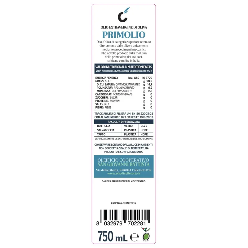 Olio Extravergine di oliva Primolio - immagine 4